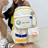 Women's Large Capacity Backpack Japanese Schoolbag Waterproof Rucksack