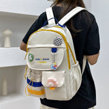 Women's Large Capacity Backpack Japanese Schoolbag Waterproof Rucksack