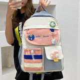 Women's Large Capacity Backpack Japanese Schoolbag Waterproof Rucksack