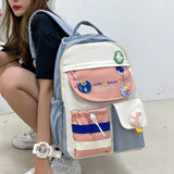 Women's Large Capacity Backpack Japanese Schoolbag Waterproof Rucksack