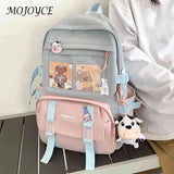 Large Capacity Women's Canvas Backpack for Traveling and Shopping