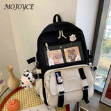 Large Capacity Women's Canvas Backpack for Traveling and Shopping