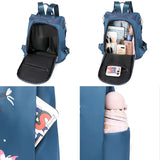 Large Capacity Anti Theft Travel Rucksack Waterproof Backpack