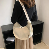Large Capacity Women's Shoulder Bag for College Students