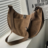 Large Capacity Women's Shoulder Bag for College Students