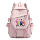 Bocchi The Rock Anime Travel Bags Women Pink Shopping Bag Multifunction Backpack