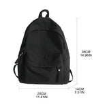 Large Capacity Nylon Backpack Travel Rucksack for Women Student