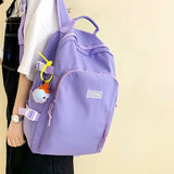 Large Capacity Nylon Backpack for Student Teenagers