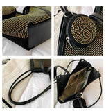 Bright Diamond One Shoulder Tote Bag for Women