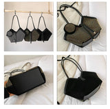 Bright Diamond One Shoulder Tote Bag for Women