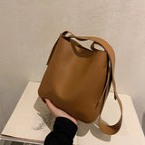 Large Capacity Bucket Bag Travel Office Handbag