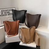 Large Capacity Bucket Handbags Shoulder Bags for Women Female Shopper Bag