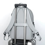 Large Capacity Business Backpack Men's Solid Laptop Bag