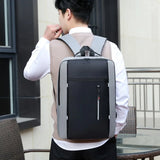 Large Business Laptop Backpack USB Men's Bagpack For Teens