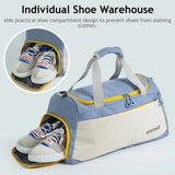 Large Capacity Travel Fitness Bag Wet Dry Separation Shoe Compartment