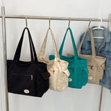 Large Capacity Canvas Bag for Women and College Students Tote