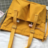 Large Capacity Canvas Bag Waterproof Bag Female Messenger Student Harajuku Japan