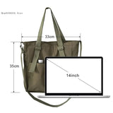 Large Capacity Canvas Bag Waterproof Bag Female Messenger Student Harajuku Japan