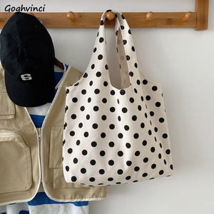 Large Canvas Shoulder Bag Women Casual Tote Handbags