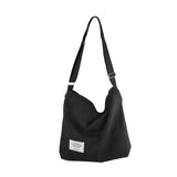 Large Capacity Canvas Shopping Bag Retro Ladies Messenger Bag