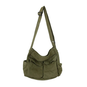 Canvas Shoulder Bag Soft Denim Leisure Or Travel Bag for Women