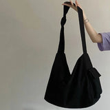 Large Capacity Canvas Shoulder Bags Women Lazy Casual Crossbody All-match