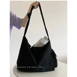 Large Capacity Canvas Shoulder Bags Women Lazy Casual Crossbody All-match