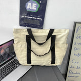 Canvas Shoulder Bags for Women Soft Totes