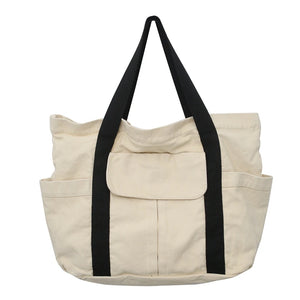 Canvas Shoulder Bags for Women Soft Totes