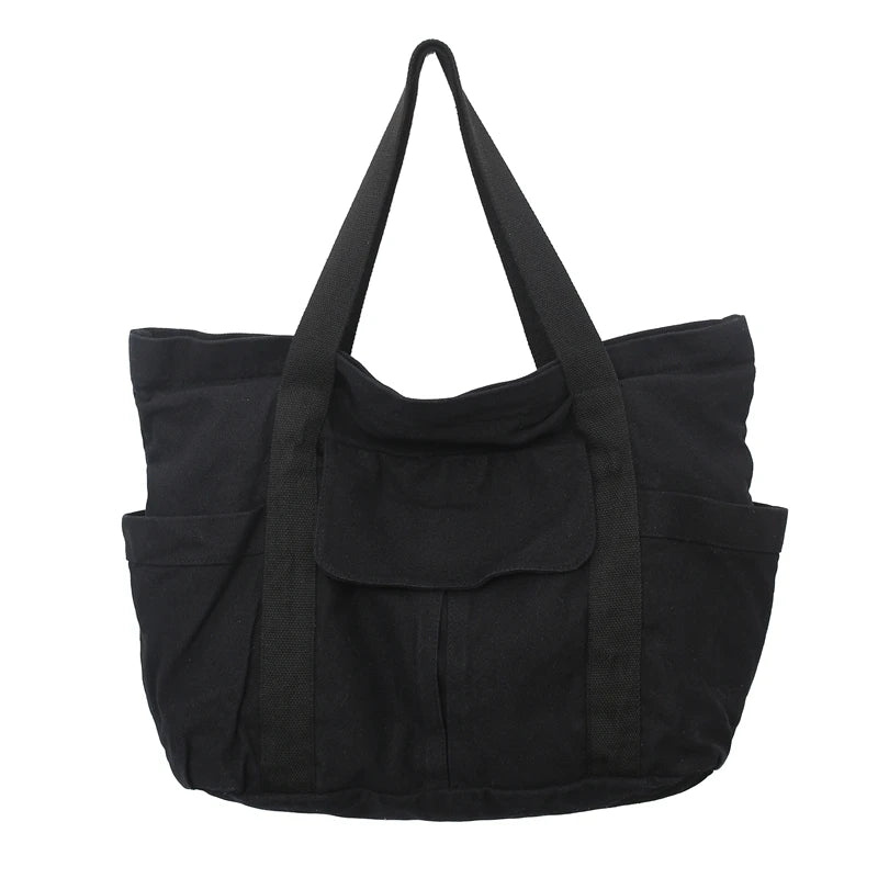 Canvas Shoulder Bags for Women Soft Totes