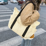 Canvas Shoulder Bags for Women Soft Totes