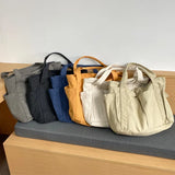 Large Capacity Canvas Tote Bag for Women Casual Shoulder Shopper Handbag