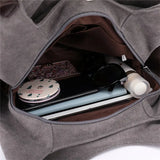 Canvas Tote Shoulder Bag Embroidery Crossbody Women Handbag Shopper Bag