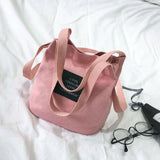 Large Capacity Canvas Women Shoulder Bag Crossbody Handbag