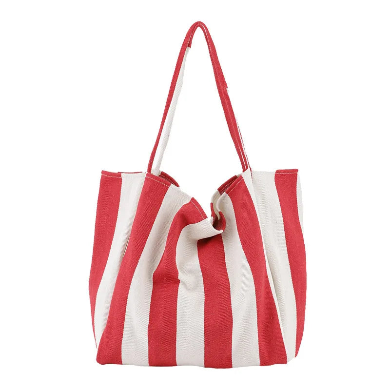 Large Canvas Tote Multifunctional Casual Shoulder Bag