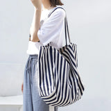 Large Canvas Tote Multifunctional Casual Shoulder Bag