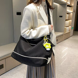 Large Capacity Canvas Women's Shoulder Bag for Travel Shopping Casual Totes