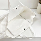 Large Capacity Canvas Women's Tote Bag Casual Shoulder Bag Cotton Handbag
