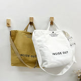 Large Capacity Canvas Women's Tote Bag Casual Shoulder Bag Cotton Handbag