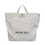 Large Capacity Canvas Women's Tote Bag Casual Shoulder Bag Cotton Handbag