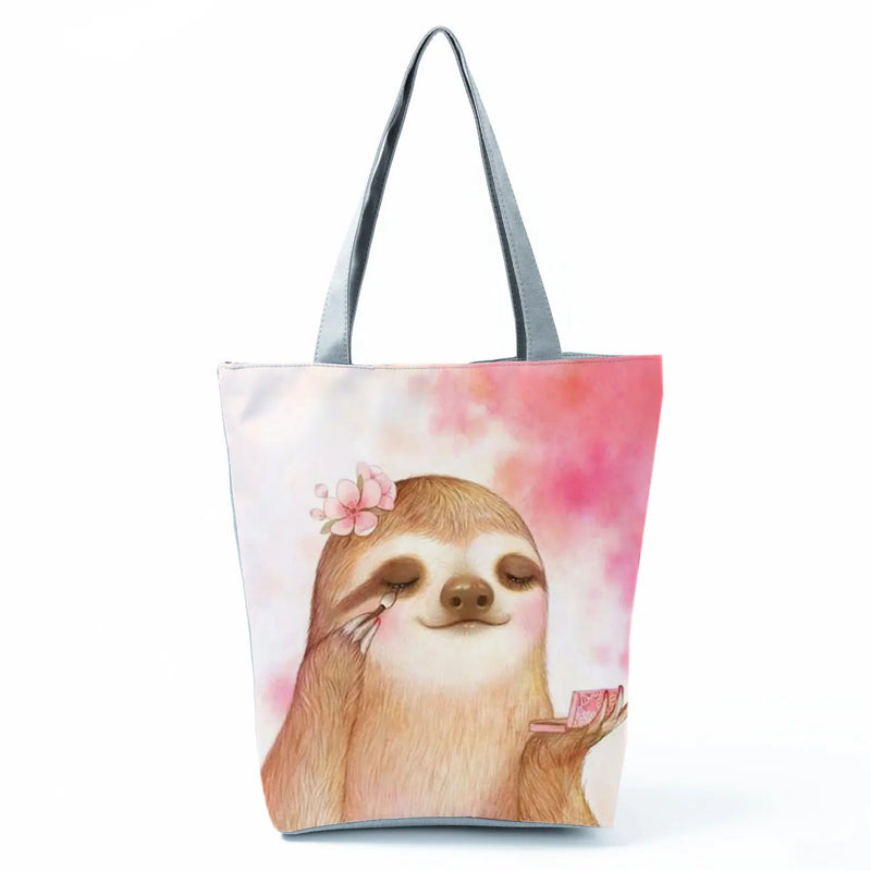 Cute Sloth Print School Teacher Handbag