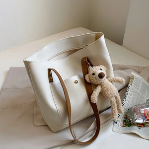 Large Capacity Casual Totes Women Daily Shoulder Bags All-match Underarm Office