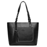 Women's Fall Leather Fringe Shoulder Bag