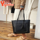 Women's Large Capacity Fringe Shoulder Bag