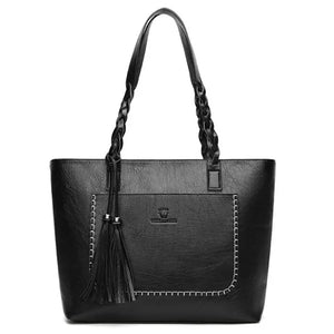 Women's Large Capacity Fringe Shoulder Bag