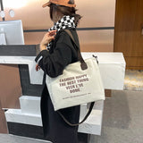 Large Capacity Cloth Handbag Female Messenger Bags Women Shoulder Bag
