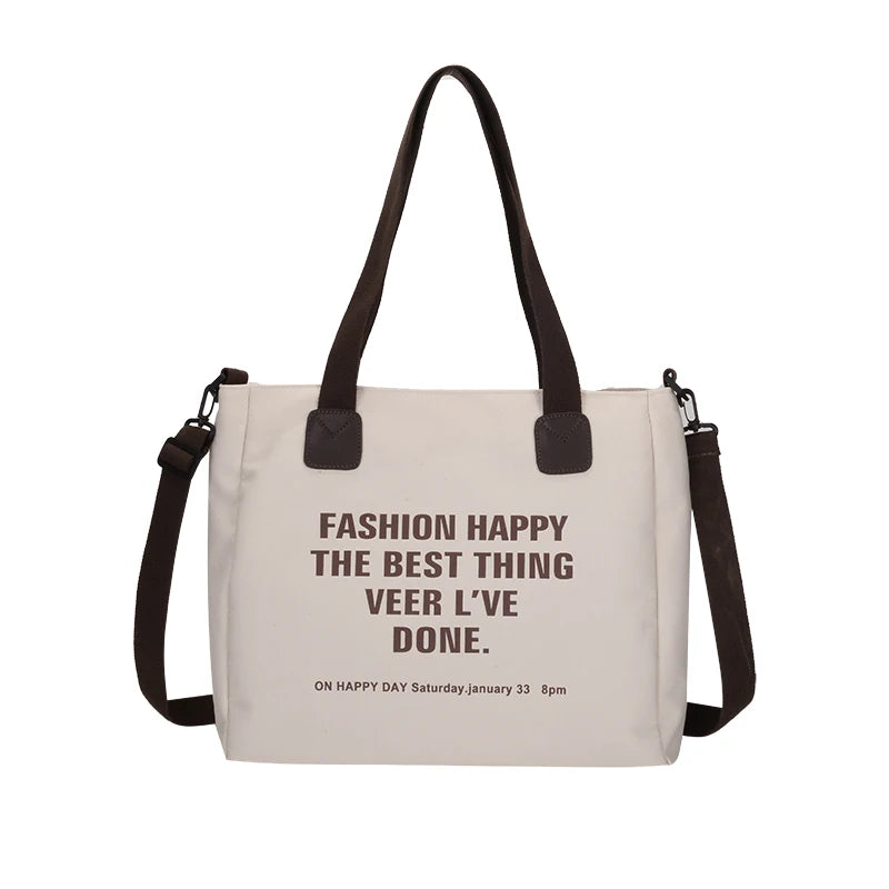 Large Capacity Cloth Handbag Female Messenger Bags Women Shoulder Bag
