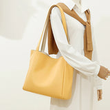 Large Capacity Women's Shoulder Bag Soft Pu Leather Handbags