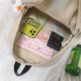 Corduroy Backpacks For Women Anti-theft Travel Bags