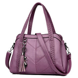 Large Capacity Crossbody Handle Bag Women Shoulder Bag Leather Women Handbag